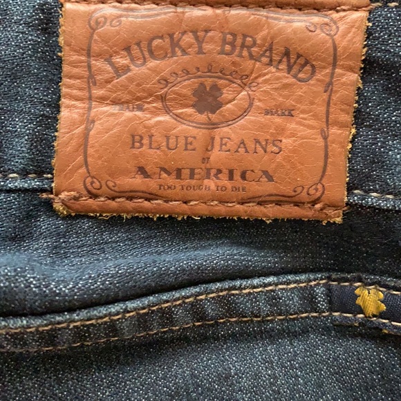 Lucky Brand Lola Boot Ankle Dark Wash Jeans 00/24 - Picture 4 of 6